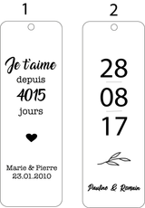 Marque page Amour