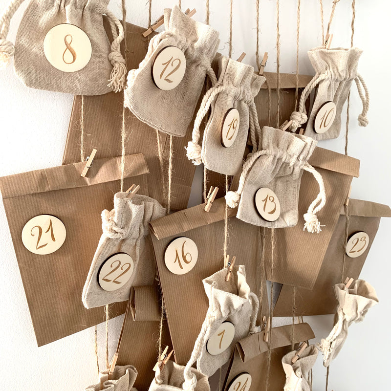 Calendrier de l'avent maison