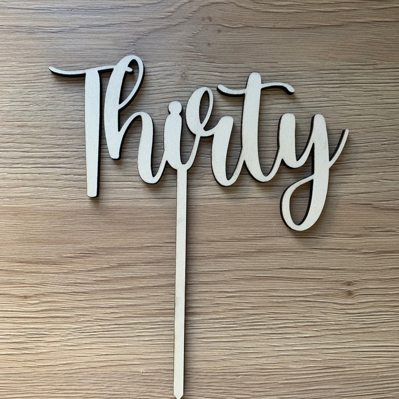 Cake Topper chiffre