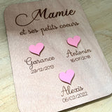 Pancarte "petits coeurs"