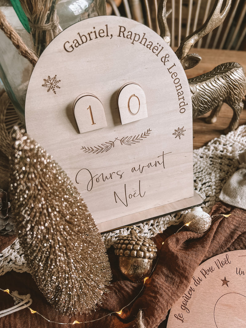 Calendrier compte à rebours de Noël